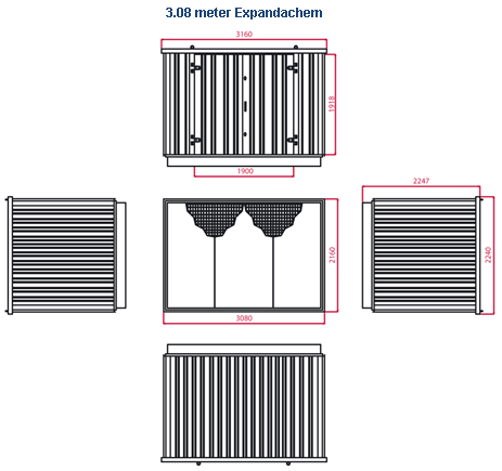 3.08 metre Expandachem Plan