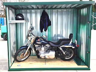 Motorcycle store side view